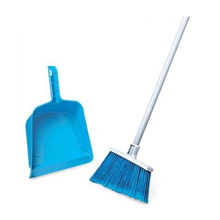 Quickie Angle Broom And Dust Pan 750441